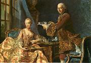 Double portrait, Architect Jean-Rodolphe Perronet with his Wife, Alexander Roslin